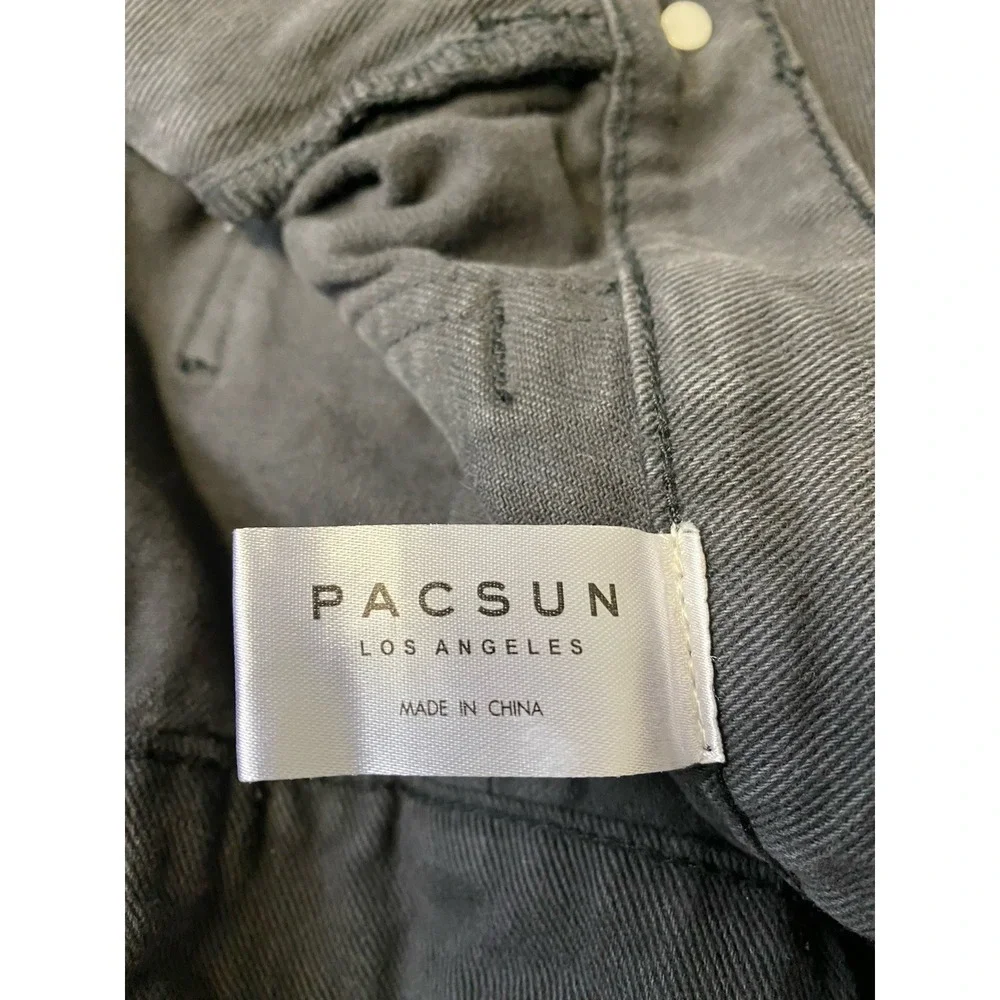 Pacsun Faded Black Jean Shorts Women's Size 28